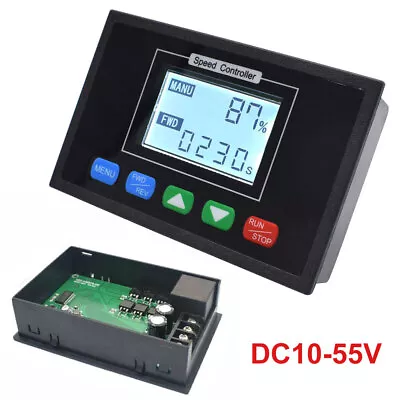 0~100% Digital PWM Motor Speed Controller DC 12V/24V/36V/48V Time Reversible 30A • $28.26