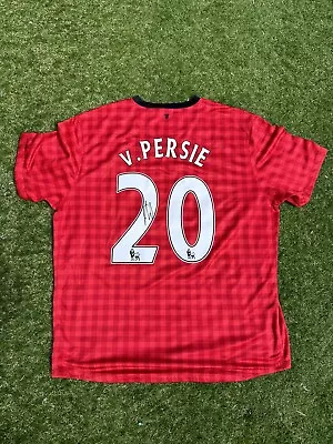 Robin Van PERSIE Signed Manchester United Man Utd Shirt Nike Legend Autograph  • £199.99