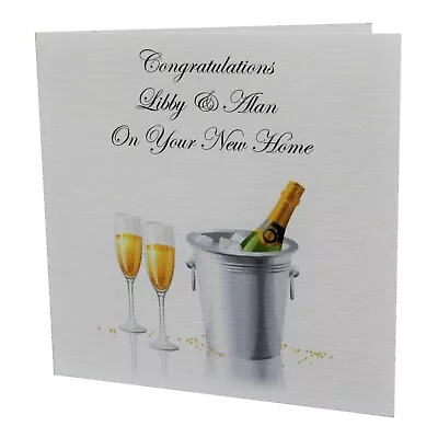 £2.45 • Buy Handmade PERSONALISED NEW HOME House Warming Greetings Card