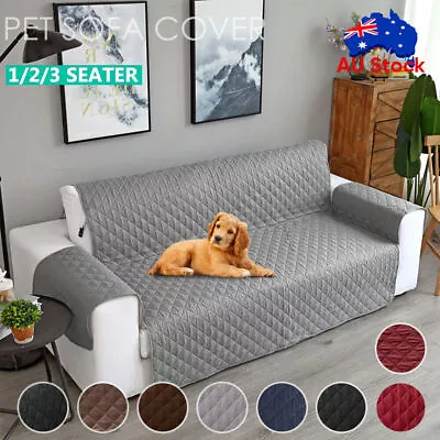 Sofa Cover Pet Couch Covers 100% Waterproof Protector Slipcovers 1 2 3 4 Seater • $21.90