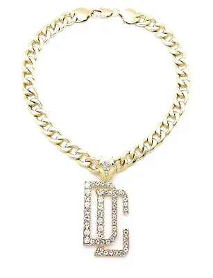 Meek Mill Dream Chasers Pendant With 20  11mm Cuban Chain Necklace • $27.99