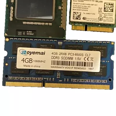 Royemai 4GB DDR3 RAM PC3-8500S 1.5V CL7- 2Rx8 DDR3 SODIMM • £9.99