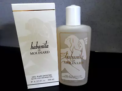 Habanita De Molinard Bath And Shower Gel 6.7 Oz / 200 Ml New In Box Vintage • $49
