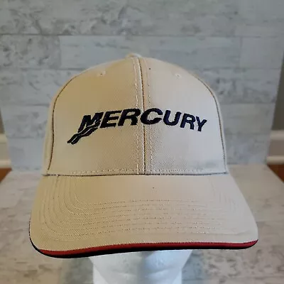 Mercury Boat Motors Hat Official Mercury DockStore Adjustable Strapback Beige  • $12