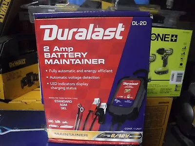 *NEW* Duralast 2 Amp 6/12 Volt Battery Charger And Maintainer DL-2D • $57.95