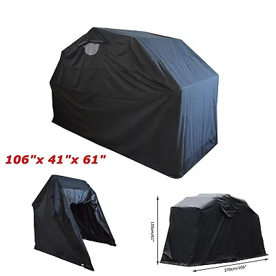 106 X 41 X 61  Motorcycle Shelter Shed Cover Storage Tent Strong Safe Garage • $225.60