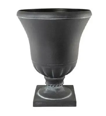 Tall Urn Planter With Slate Finish 58cm Tall X 40cm Wide • £20.99