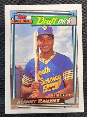 1992 Topps GOLD Baseball Card Manny Ramirez #156 RC MINT RANGE CF D • $4.99