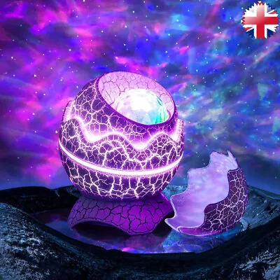 £20.99 • Buy LED Galaxy Projector Lamp Starry Sky Night Light Ocean Star Music Speaker Remote
