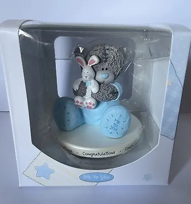 Me To You-Tatty Teddy Figurine - Congratulations Christening New Born Christmas • £12.39