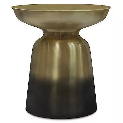 Layne Metal Accent Table Gold/Black Ombre - WyndenHall • $76.99