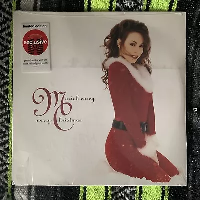 MARIAH CAREY Merry Christmas LP Record Album Clear Red Green Splatter Vinyl NEW • $26.98