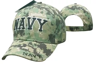 U.S. Navy Veteran 3D Letters MARPAT Camo ACU Embroidered Cap Hat Licensed TOPW • $9.88