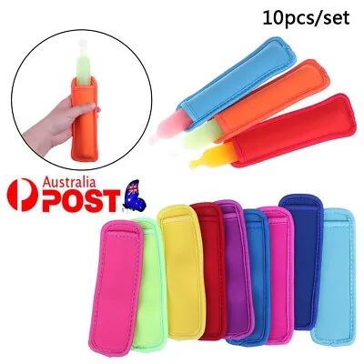 10X Zooper Dooper Icy Pole Holders Covers Sleeves Cold Block Kids Cooler Ice • $17.58
