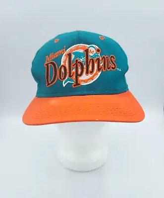 Vintage Miami Dolphins Drew Pearson Snapback Hat Cap One Size Green NFL Football • $19.99