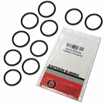 $11.59 • Buy Captain O-Ring - Replacement Electro Freeze 159282 O-Rings (10 Pack)