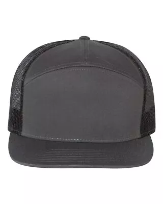 Richardson Trucker Cap 7-Panel Mesh Back Hat Snapback Flat Bill OSFM • $17.97