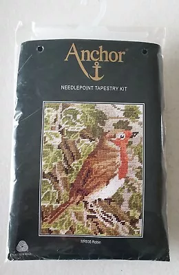 Anchor MR935 Robin Bird Needlepoint Tapestry Kit 18 X 14 Cm • £19.99