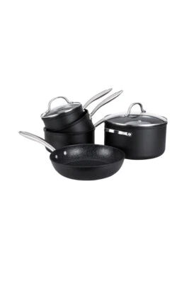 £122.99 • Buy Prestige Scratch Guard Non Stick 5 Piece Pan Set, Induction Suitable