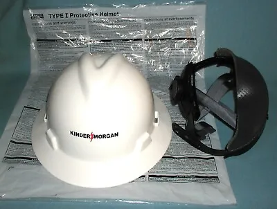 New MSA Kinder Morgan Hard Hat W/ Ratchet Suspension Type 1 V-Gard • $6