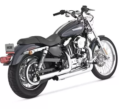 Vance & Hines Chrome Straightshots Straight Shots Exhaust 04-13 Harley Sportster • $549.99