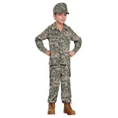 Boys Soldier Military Halloween Costume • $22.92