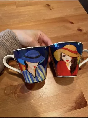 Set Of 2 Vintage 1994 Misono Paris Cafe Coffee Mug • $40