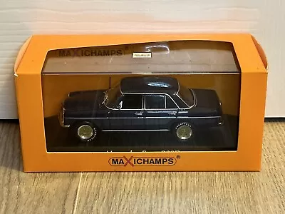 1:43 Scale Maxichamps 1973 Mercedes-Benz 200D Blue MODIFIED Boxed • $20.21