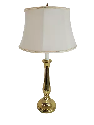 Vintage Brass Buffet Table Lamp • $140