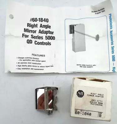 Allen Bradley 60-1840 Right Angle Mirror Adapter • $19.99