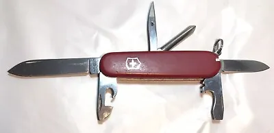 Victorinox Swiss Army Knife Officer Suisse 6 Tool Knife  3.5  Folded GUC Read • $12.50