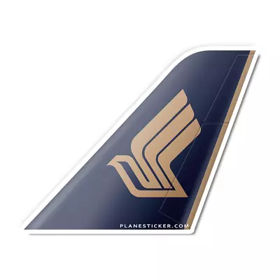 $7 • Buy Singapore Airlines Livery Tail Sticker