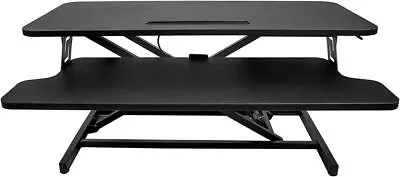 34 Inches Height Adjustable Home Office Desk Converter Computer Desk Riser • $58.79