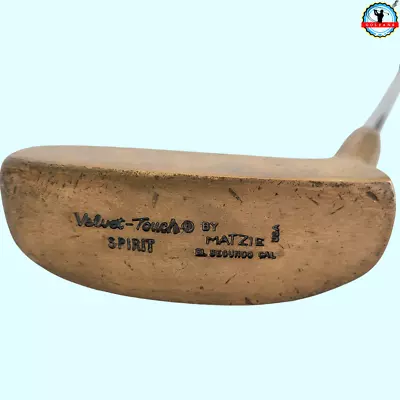 Matzie Velvet Touch Spirit El Segundo Cal Brass Putter RH 30.75  Vintage • $27.99