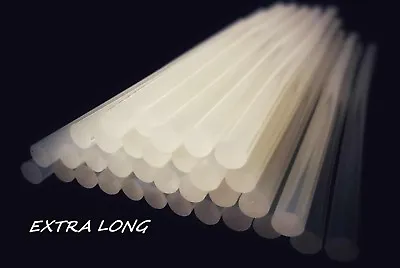 EXTRA LONG HOT MELT GLUE STICKS 7mm X 300mm And 11mm X 300mm FREE P&P • £11.99