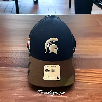 NWT! Nike Legacy91 Michigan State Spartans Salute To Service Hat Cap One SIze • $19.99