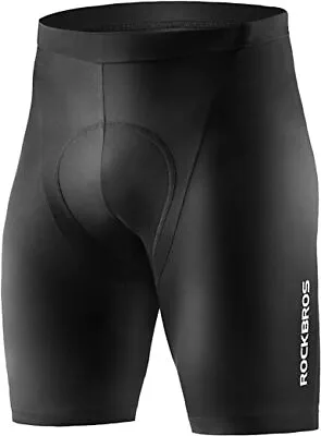 ROCKBROS Men’s Cycling Shorts Padded Quick-Dry Riding Tight Pants Bike Shorts • $18.99