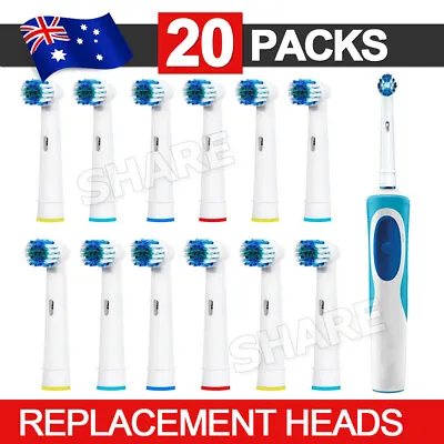 $12.95 • Buy 20x Electric Toothbrush Heads For Oral B Compatible Replacement Brush Precision