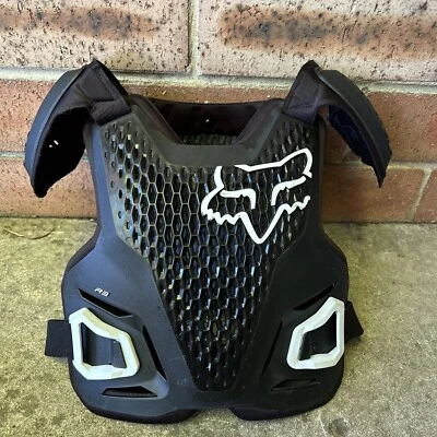 $42.06 • Buy FOX RACING YOUTH R3 Stone Shield - CHEST PROTECTOR - BLACK. 75-100cm