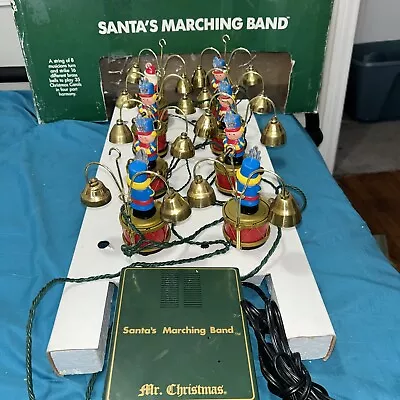 Mr. Christmas Santa's Marching Band 35 Christmas Carols 8 Musicians Vintage 1992 • $120