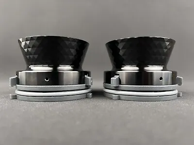 🦘new A Pair Black Diamond Nab Hub Adapters For Revox Reel To Reel Tape Recorder • $110.25