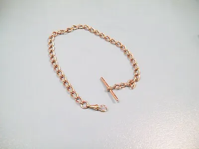 Rose Gold Albert Pocket Watch Chain 9ct / 29grams/ 9. 375 Henry Williamson Ltd • £1200