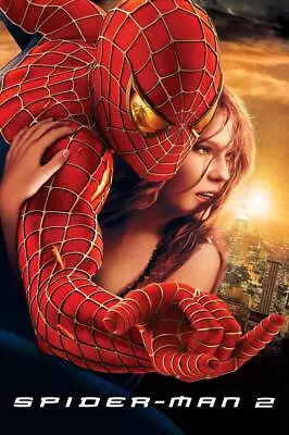 Spider-Man 2 Movie Poster Photo Art Print 8x10 11x17 16x20 22x28 24x36 27x40 • $14.99