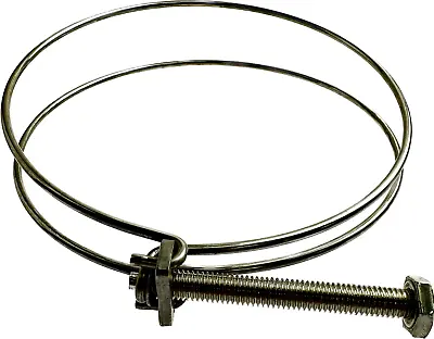 £35.02 • Buy Double Wire Screw Hose Clamp Stainless Steel For Ducting & Heating & Ventilation
