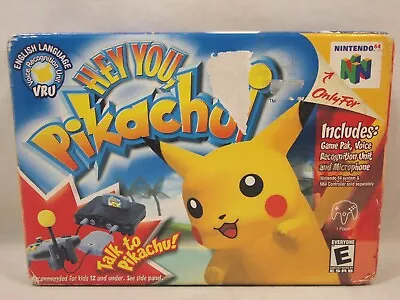 Hey You Pikachu (Nintendo 64 | N64) Authentic BOX ONLY • $44.99