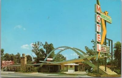 C1960s Monteagle Tennessee Postcard MONTEAGLE MOTEL Hwy 41 Roadside Chrome • $4.80