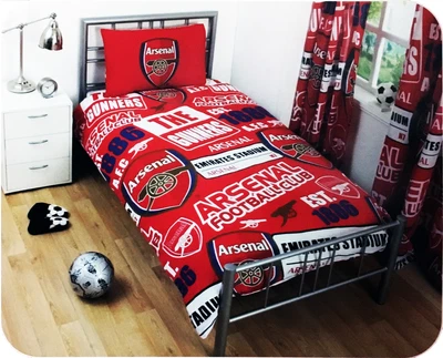 £19.95 • Buy Duvet Cover Football ManUtd Arsenal Tottenham Chelsea Club SINGLE Bedding