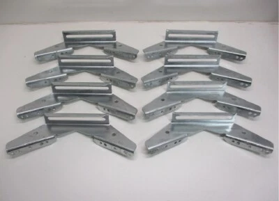 $89.99 • Buy (8) Pontoon Wing Brackets Bunk Bolster Boat Pontoon Trailer V Wing Brackets