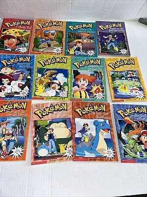 Pokémon Scholastic Book 1-12 In Good Condition • $23.99