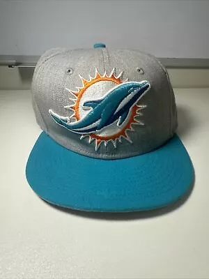 NFL Miami Dolphins New Era  Embroidery Logo Baseball Hat Cap Adjustable 2 Tone • $15